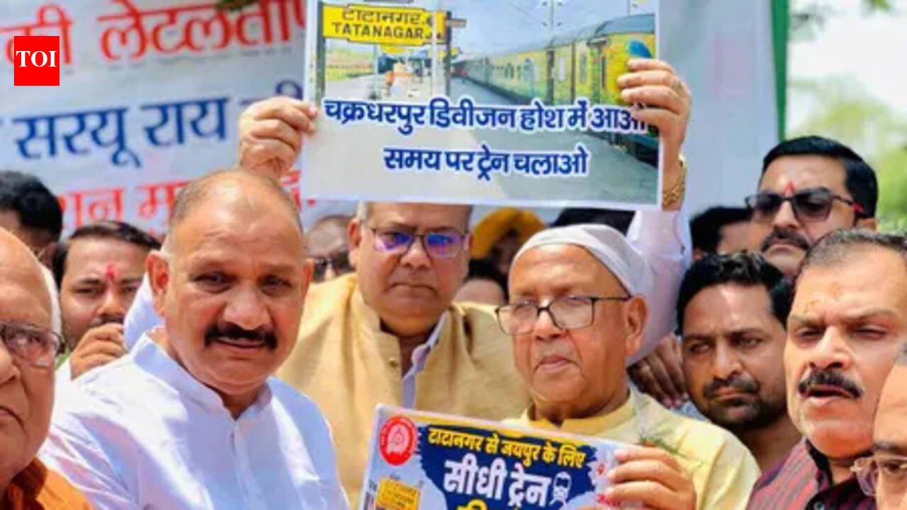 Protests Erupt Over Delayed Passenger Train Arrivals at Tatanagar Station