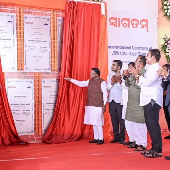 Odisha Chief Minister Lays Foundation Stone for ₹1.25 Lakh Crore JSW Steel Plant in Paradip
