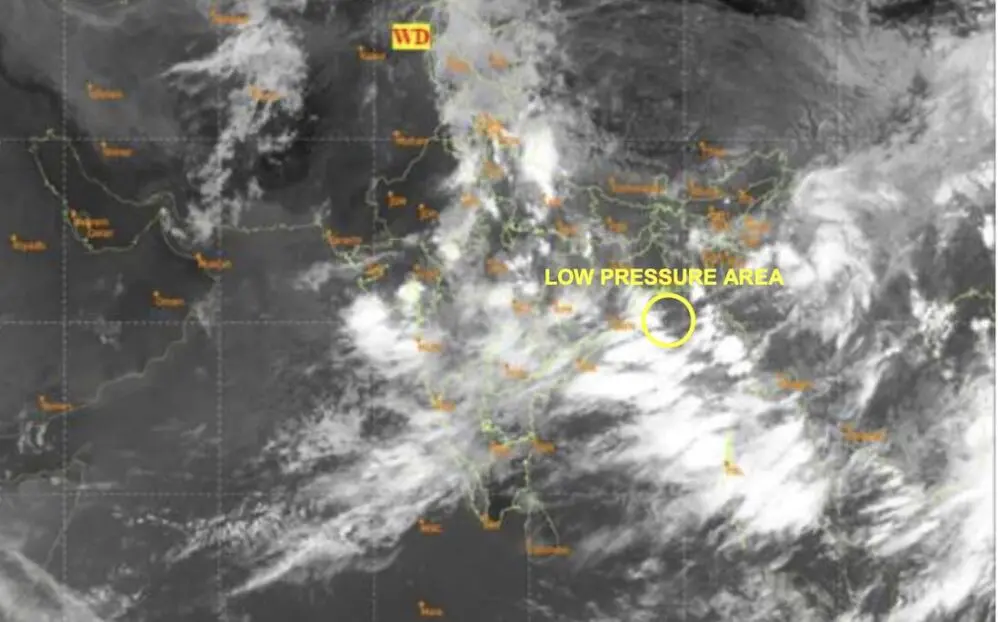 Odisha Prepares for Heavy Rains as Low Pressure Develops Over Bay; Red Alert Issued for Two Days